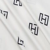 ANTI-SLIP SATIN SHAWL -BLACK/WHITE