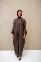 EVA OVERSIZED ABAYA BROWN