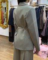 Elise tailored blazer taupe
