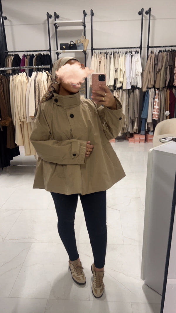 TARA OVERSIZED TRENCHCOAT BEIGE