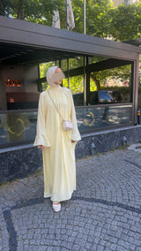 CHECKED DRESS YELLOW