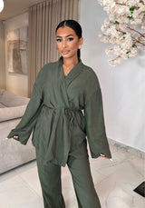 NILMA CO-ORD KHAKI