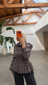 Valencia check jacket