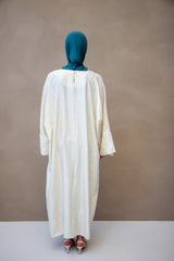 EVA OVERSIZED ABAYA ECRU