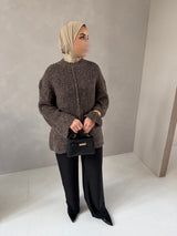ALBANE SWEATER BROWN