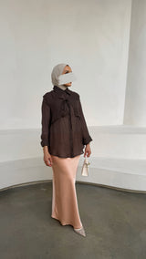 NOA BLOUSE BROWN