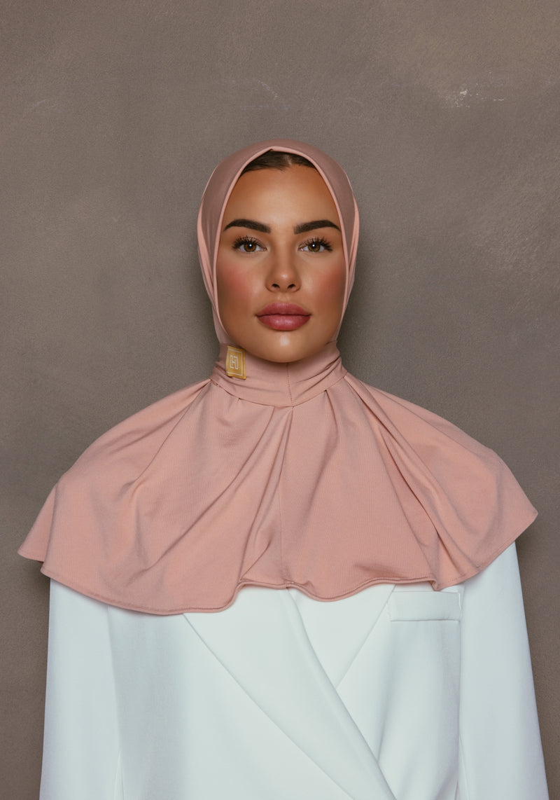 Instant Scarf Peach Rose