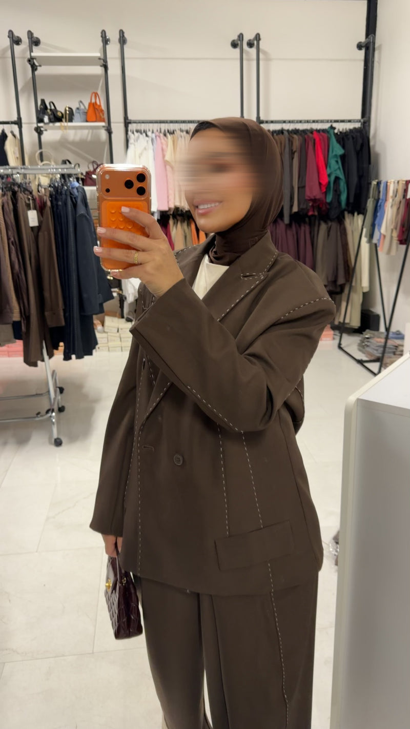 ZARA PREMIUM PANTALON BROWN