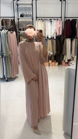 ABAYA LONA PINK (ED371)