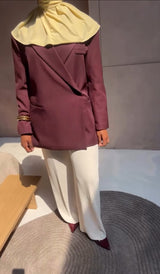 SANDRA BLAZER BORDEAUX