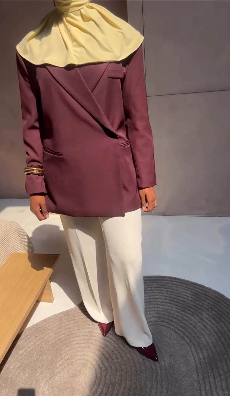 SANDRA BLAZER BORDEAUX