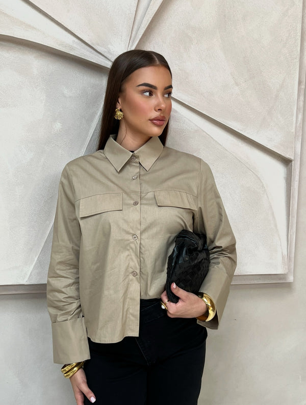 LAMIS BLOUSE TAUPE