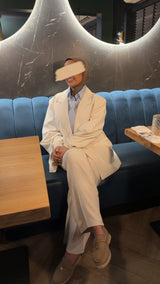 OVERSIZED BLAZER EVA ECRU