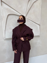 LANA OVERSIZED BLAZER BORDEAUX