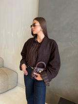 LANA VEST BROWN