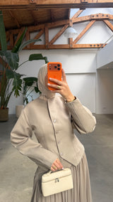 EZIA BLAZER TAUPE