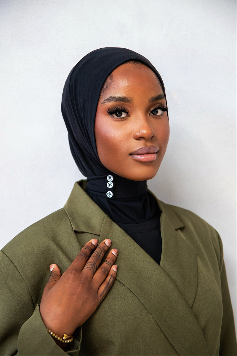 BREATHABLE HIJAB BLACK