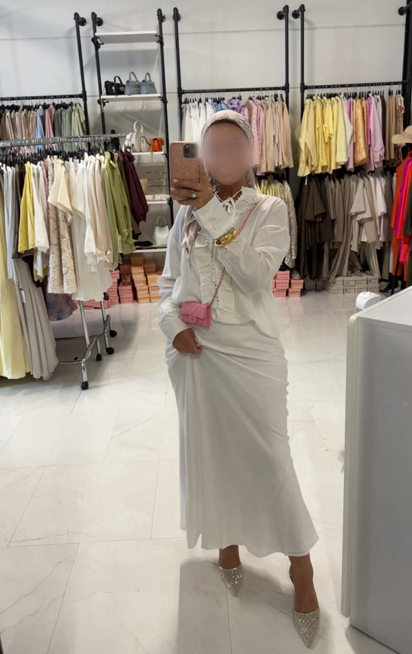 ENEL SKIRT WHITE