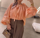 AVA BLOUSE CORAL