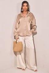 INSPIRED BLOUSE Taupe
