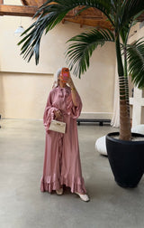 RUFFLE DRESS PINK