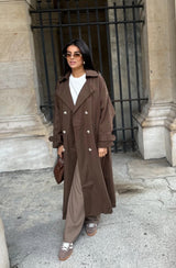 ZELDA TRENCHCOAT BROWN