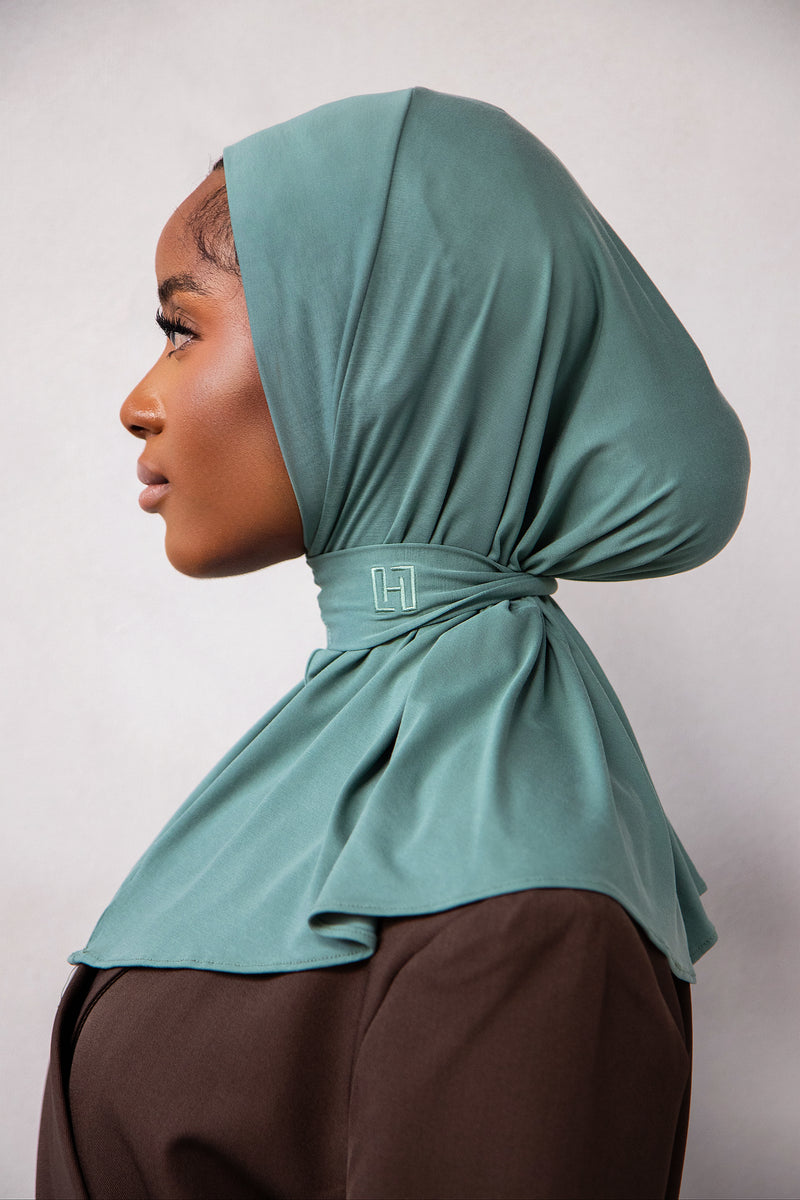 BREATHABLE HIJAB LAGOON GREEN