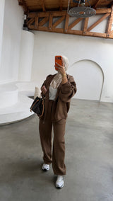 ESSENTIAL OVERSIZED PANTS- CAMEL