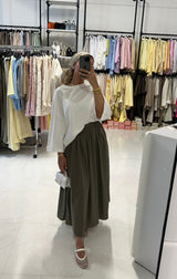 LAYA SKIRT KHAKI