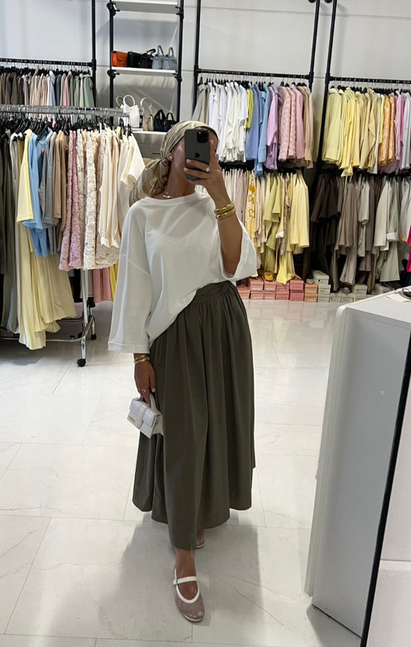 LAYA SKIRT KHAKI
