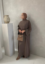 ELA DRESS TAUPE