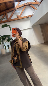 KALY GILET BROWN