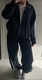 Comfy Stripe Set BLACK