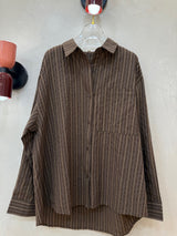 MAYA BLOUSE BROWN