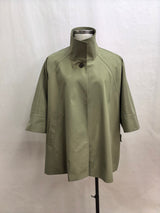 SHORT TRENCH CAPE KHAKI