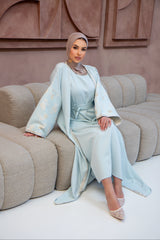 ALYA ABAYA SET BLUE