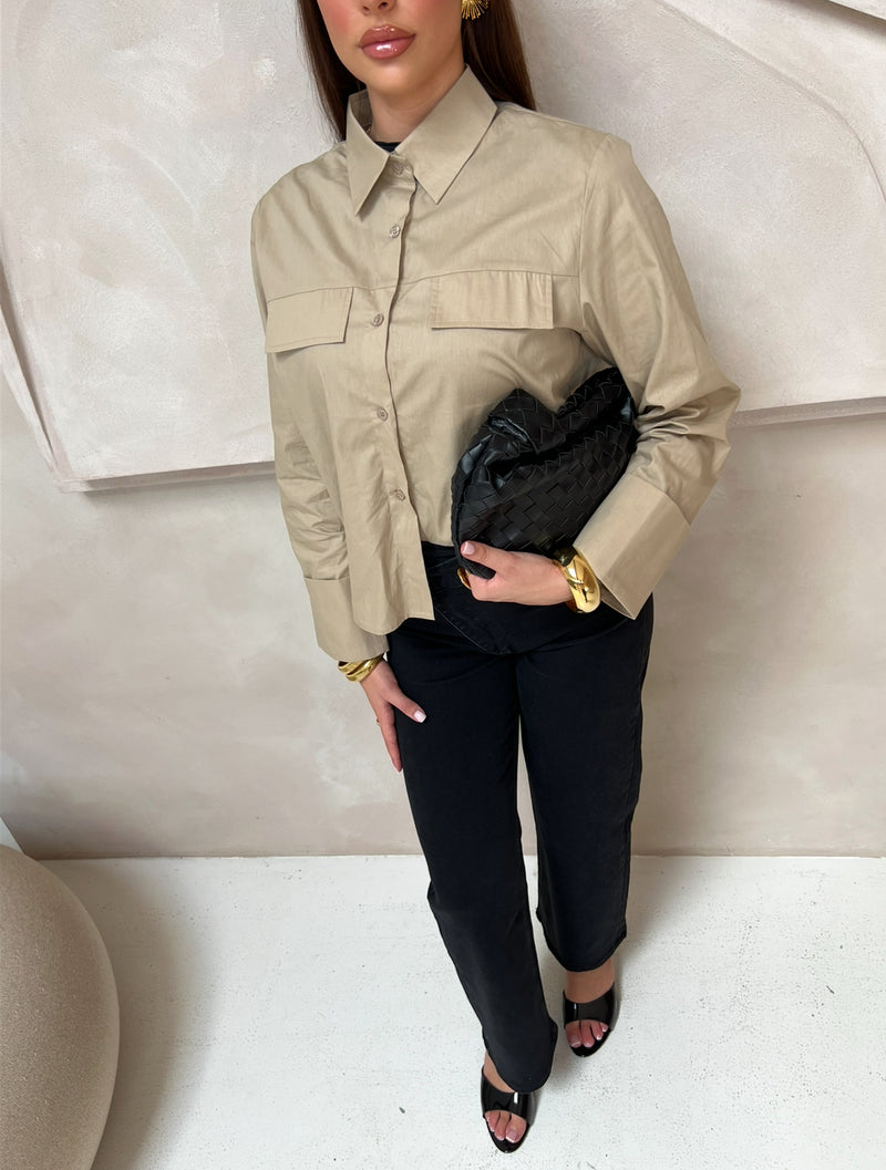 LAMIS BLOUSE TAUPE