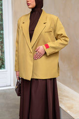 HANORA SIGNATURE BLAZER- SAFFRON