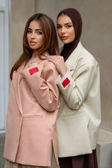 HANORA SIGNATURE BLAZER- BLUSH