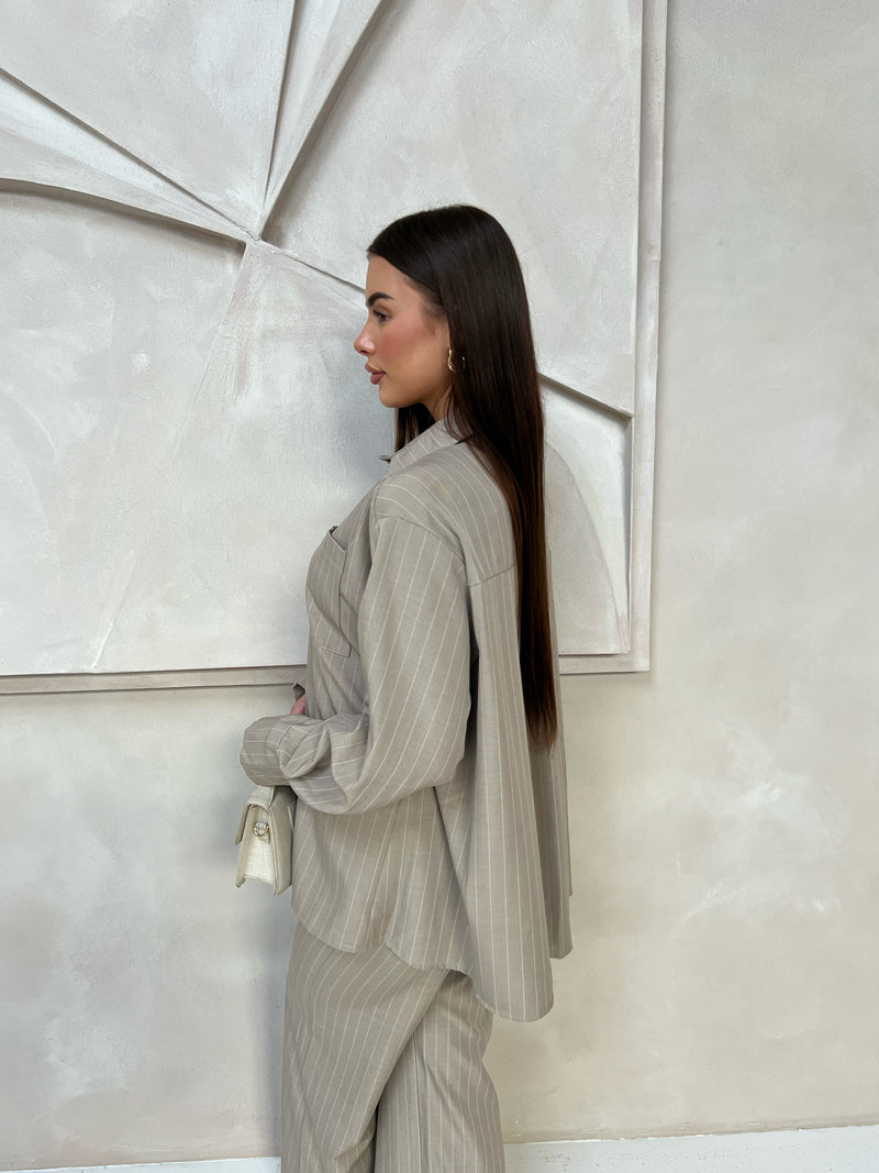 NANCY TWO PIECE TAUPE