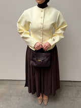 EZIA BLAZER BUTTER YELLOW