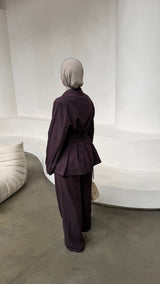 TALISSA TWO PIECE AUBERGINE