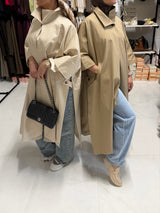 TRENCH CAPE LIGHT BEIGE