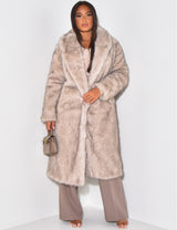 FAUX FUR LONG COAT