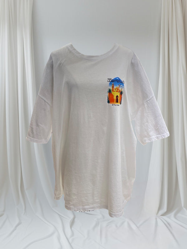 OVERSIZED T-shirt Marrakech White