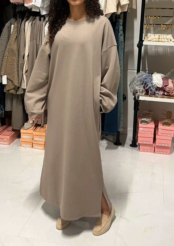 ADRIANA DRESS BEIGE