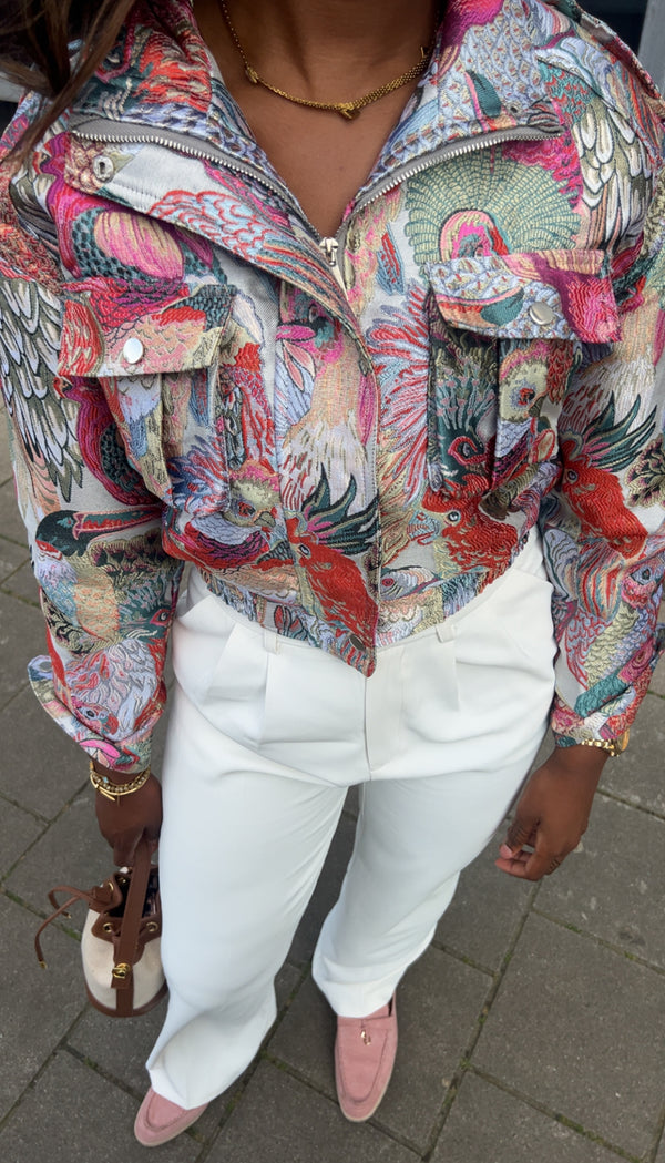 Jacquard Printed Jacket