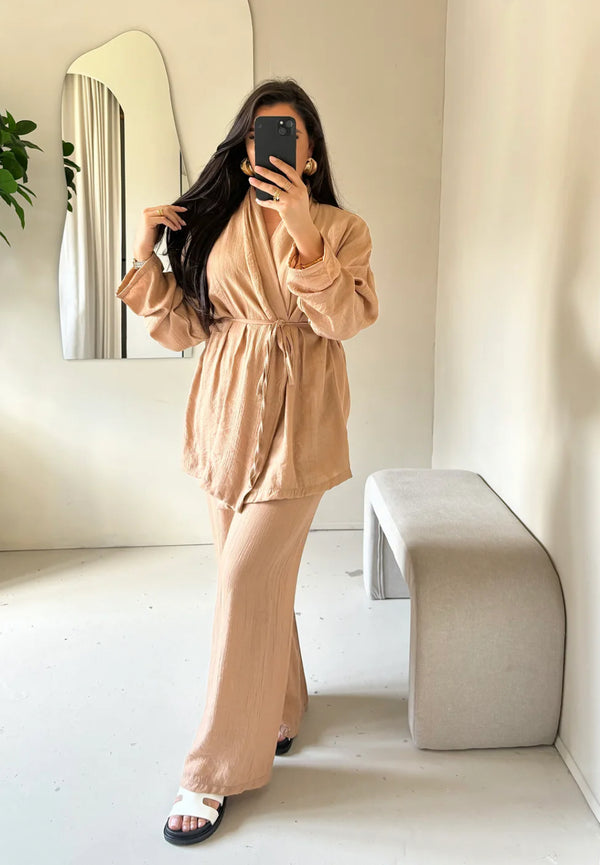 NILMA CO-ORD CAMEL