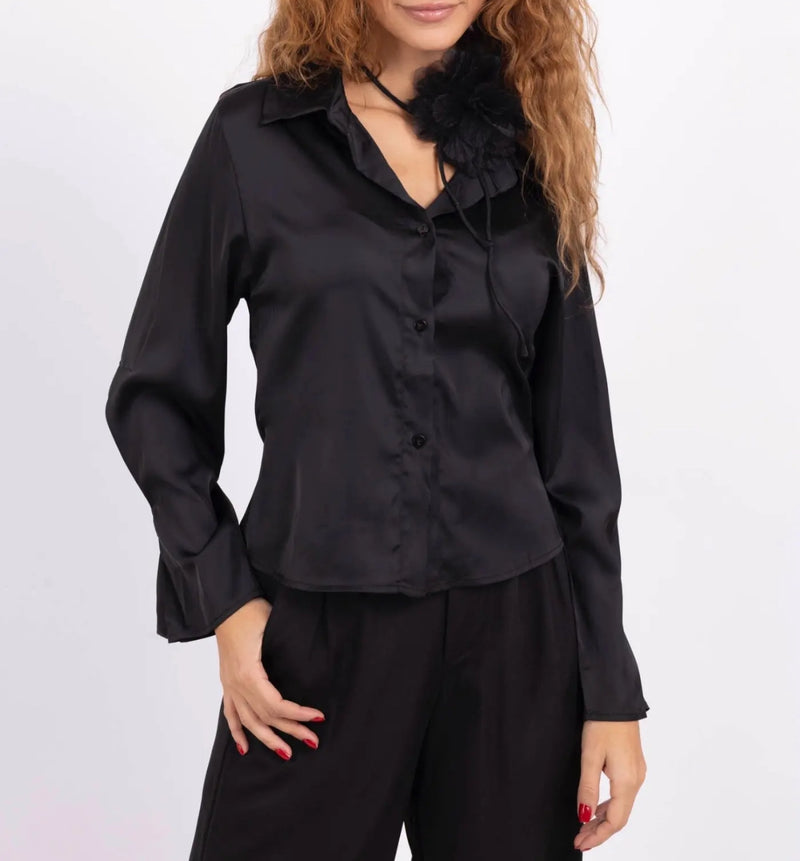 ORIA BLOUSE BLACK