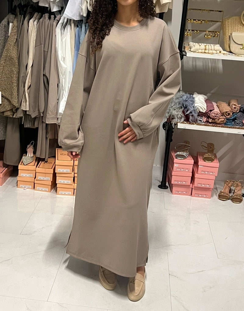 ADRIANA DRESS BEIGE